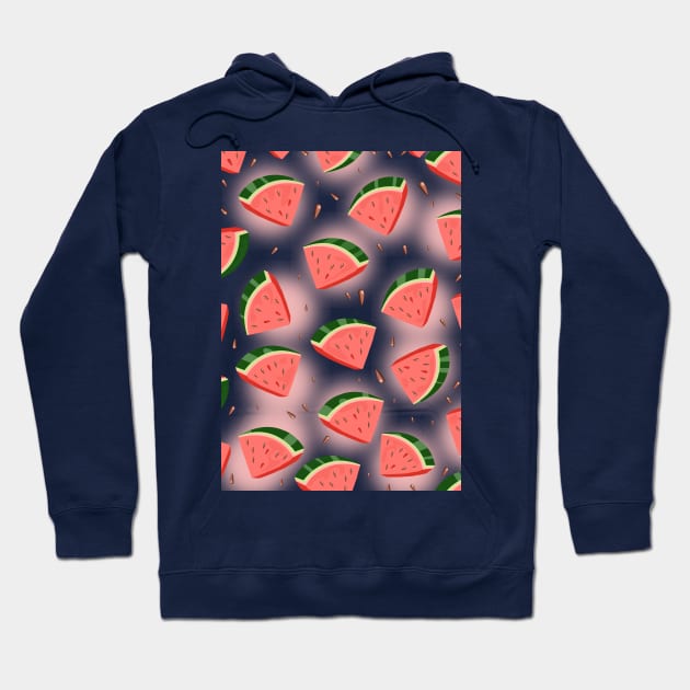 Water Melons Hoodie by nickemporium1